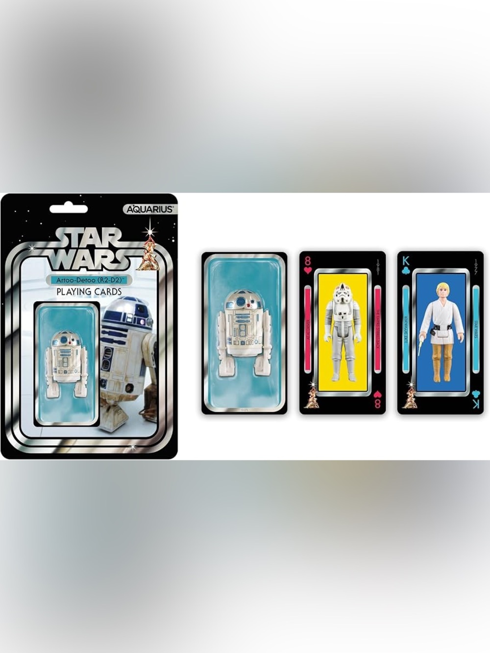 🃏 2 for $15: Star Wars R2D2 Premium Playing Cards Set